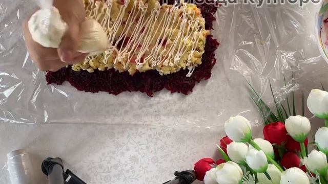 Селёдка под шубой рецепт? Казакша рецепт #селёдкаподшубой  #салаты #казакшарецепт