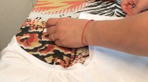 Обработка горловины бейкой из кулирки с лайкрой |TIM_hm|