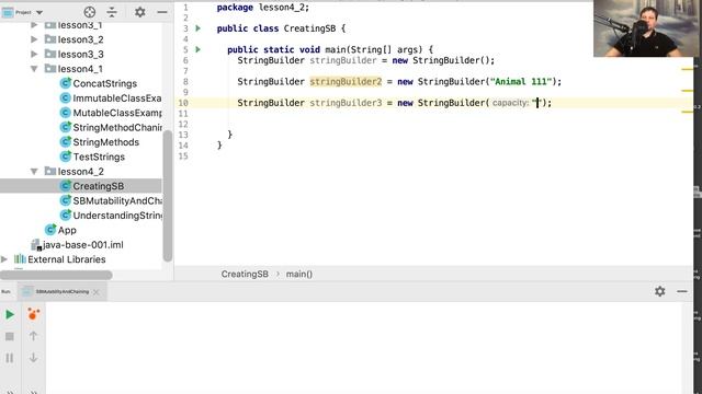26 3 Варианты создания StringBuilder в Java смотреть онлайн