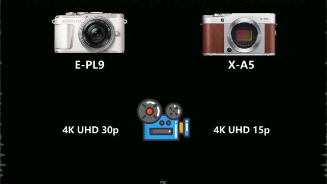 OLYMPUS PEN E-PL9 vs FUJIFILM X-A5 смотреть онлайн
