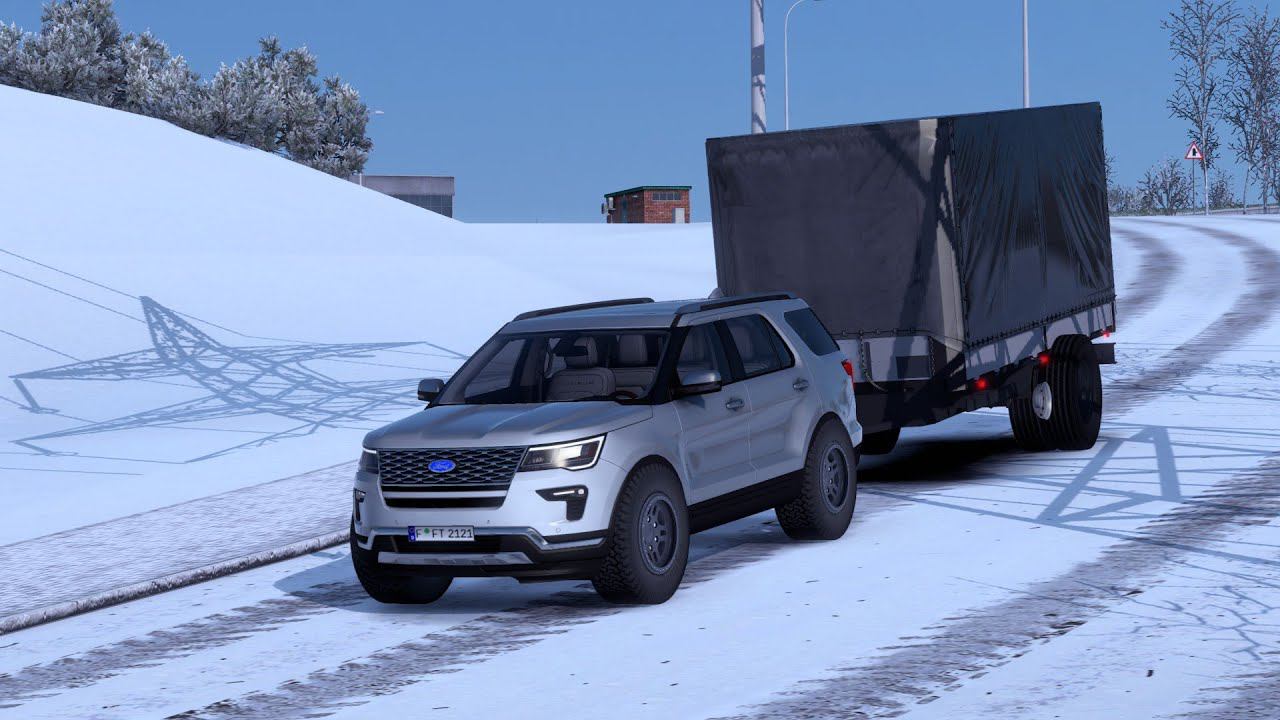 [ETS 2] Ford Explorer Platinum 2019_ Cargo Delivery смотреть онлайн
