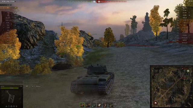 World of Tanks - Мастер КВ-1 карта Карелия 13-14 Американский сервер смотреть онлайн
