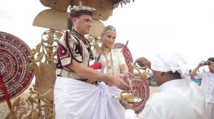 Свадьба на Шри Ланке по традиционной ведической кандийской традиции.