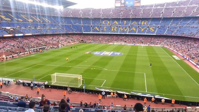 Разминка вратаря ФК "Барселона" смотреть онлайн