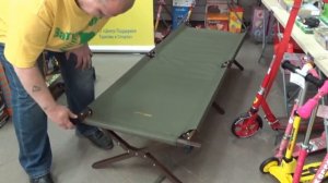 Кровать туристическая раскладушка Митек Люкс
