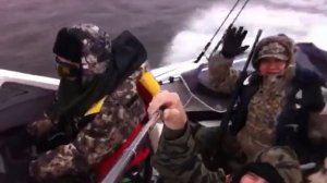 9 декабря 2016 г. На охоте. Катер Бриз 17