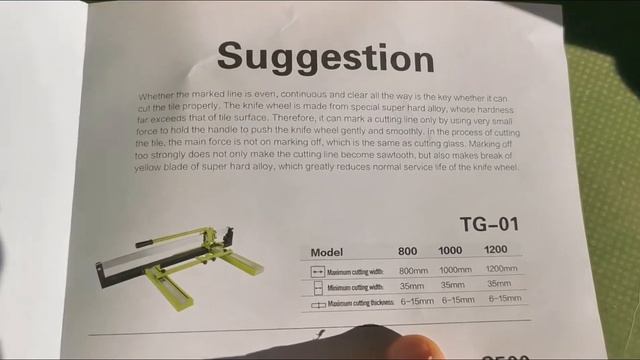 Mașină de tăiat faianță Guzun 800 mm смотреть онлайн