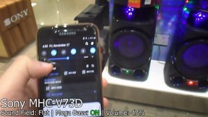 Sony MHC-V73D vs Sony MHC-V83D