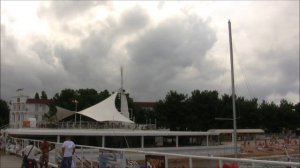 Клип. Пирс Геленджика перед грозой. 2011
