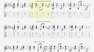 Girl from Ipanema TAB (Getz/Gilberto) - acoustic guitar chords (PDF + Guitar Pro)