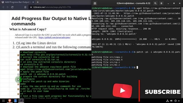Add Progress Bar Output to Native Linux Copy and Move Commands смотреть онлайн