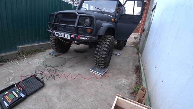 уаз 6х6 сколько ты весишь? взвешивание массы машины смотреть онлайн