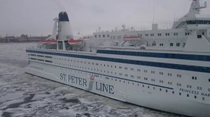 Прибытие Princess Maria в порт Санкт-Петербурга