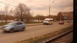 Самые новые "Витязи" на маршрутах в Строгино - едем на трамвае №15 до Щукинской