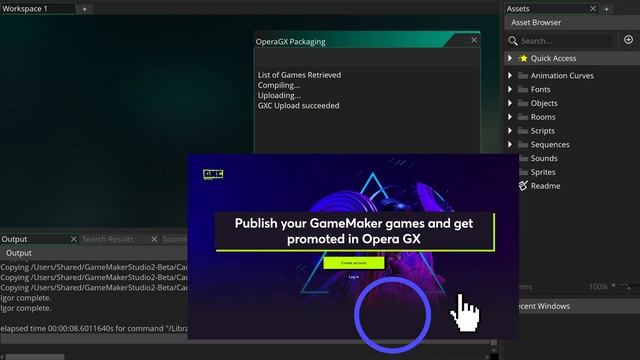 Upload Your Game to GX.games - GameMaker смотреть онлайн