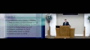 3/24/24 - Sunday Morning Bible Class - A Study of 2 Timothy - Lesson 10 - Kelton Harrison