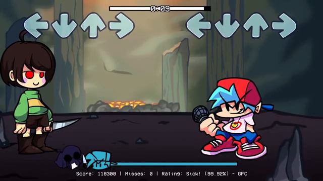 Friday Night Funkin' - Skeleton Bros (Chapter 1) Mod + Cutscenes & Extras [BF/CHARA] смотреть онлайн