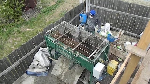Монолитный арболит. Мешалка для арболита