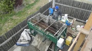 Монолитный арболит. Мешалка для арболита