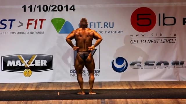 Сергей Родин Открытый Чемпионат Москвы по Бодибилдингу 2014 смотреть онлайн