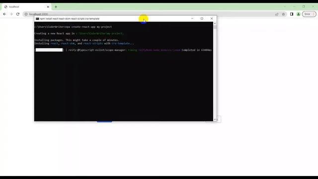Create React JS First Project | React New App