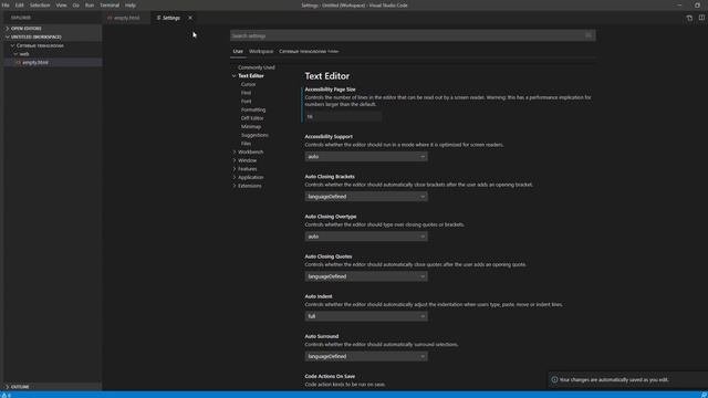 Установка и начало работы в Visual Studio Code