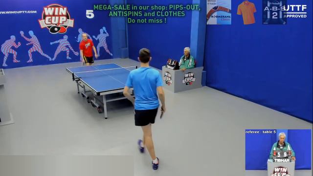 Умный блок и контратака: Антон Попов, тактический настольный теннис, атакующий стиль от блока смотреть онлайн