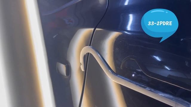 Как удалить вмятину с крыла Ниссан. Разбор, инструмент. смотреть онлайн