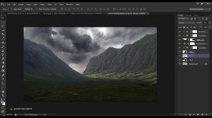 Photoshop Compositing Tutorial - Photo Manipulation - Lighting effects in the Valley