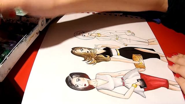 Как рисовать. Фэшн-иллюстрация. Рисунок. смотреть онлайн
