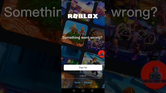 Something went wrong roblox log in bug