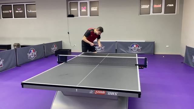 Подачи в настольном теннисе часть 2 #настольныйтеннис #tabletennis смотреть онлайн