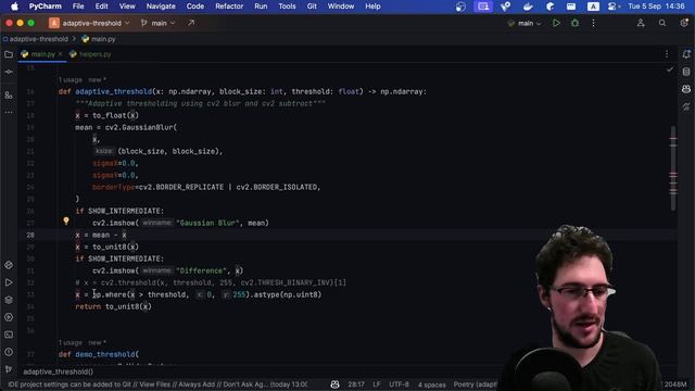 Adaptive Threshold - OpenCV