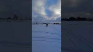 Снегоход Рыбинка с вариатором САФАРИ (Canada), двигатель Subaru. По целине - легко! Но не спешно).