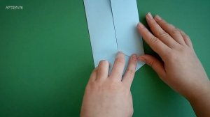 Шестиугольный оригами конверт из 1 листа бумаги А4 | Как сделать необычный бумажный конверт без кле