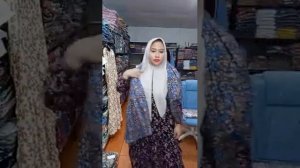 Gamis Model Canda Motif Bunga Paling Laris