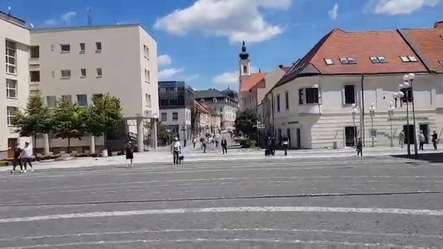 СЛОВАКИЯ центральная площадь города Трнава