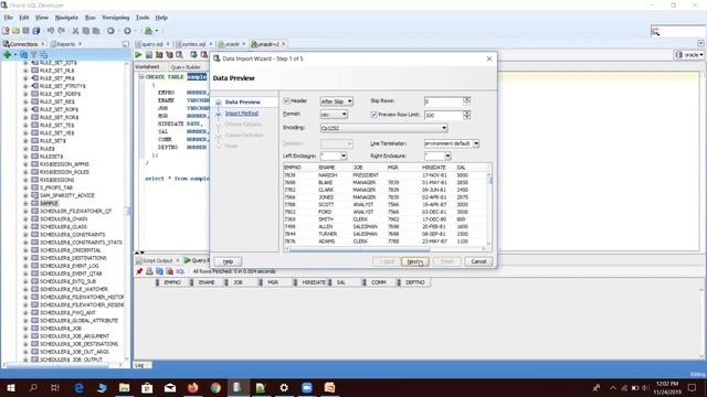 How to Import and Export data from EXCEL to Oracle Database using SQL developer. смотреть онлайн