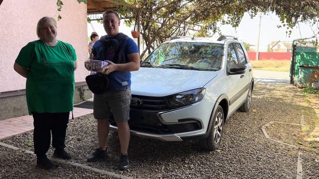 ДОСТАВЛЯЮ LADA ПО ВСЕЙ РОССИИ МАТУШКЕ! LADA GRANTA CROSS ЛЮБИМЫЙ АВТОМОБИЛЬ. смотреть онлайн