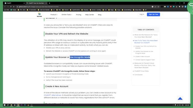 How To Fix “Sorry You Have Been Blocked” Error - ChatGPT смотреть онлайн