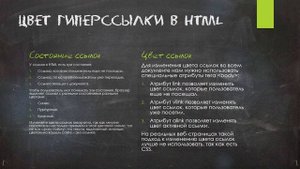 Состояние гиперссылок и как изменить цвет ссылки в HTML документе