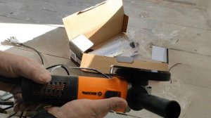 Купил показываю ВИХРЬ УШМ 125 800Вт под диск для керамики