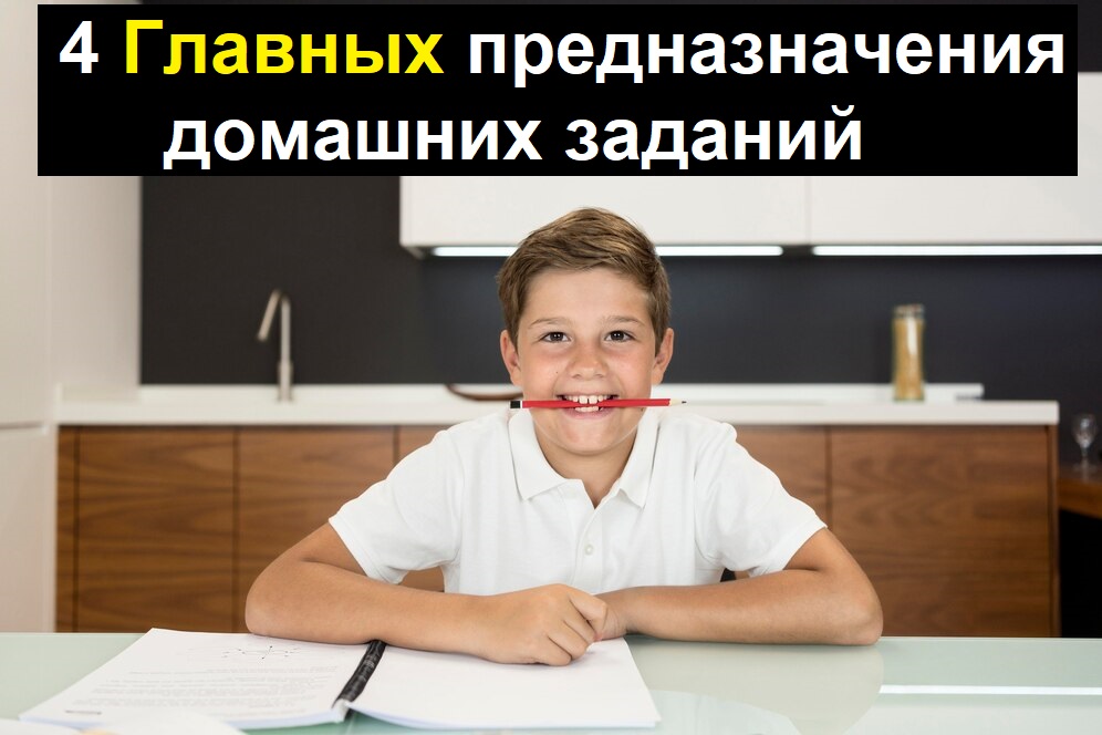 4 главных назначения домашних заданий для каждого школьника