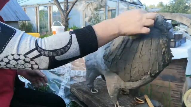Как сделать скульптуру из бетона своими руками. How To Make A Sculpture Out Of Concrete.