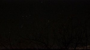 Пролет МКС с быстрым входом в тень Земли.