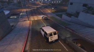 GTA V - taking out a police van that stole my cargo - WG INDUSTRIES: NO HUD RP LP 107