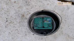 Старый аккумулятор Декус 60 (Decus).  При -20 градусах. Реальные характеристики на морозе.