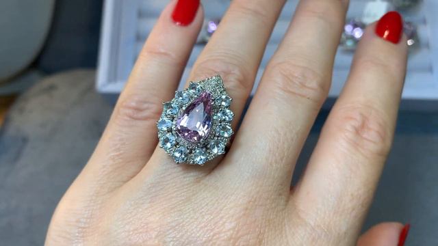💎🔥Подборка колец с кунцитами! 🔥🌺. Серебро 925, производство Индия. #серебро925
