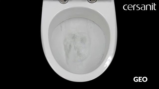 Унитаз компакт GEO 100% смыв, омывание и тест на выплеск смотреть онлайн