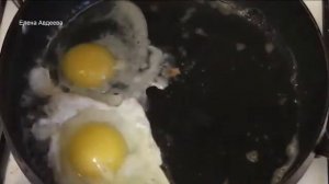 Гренки с яйцом